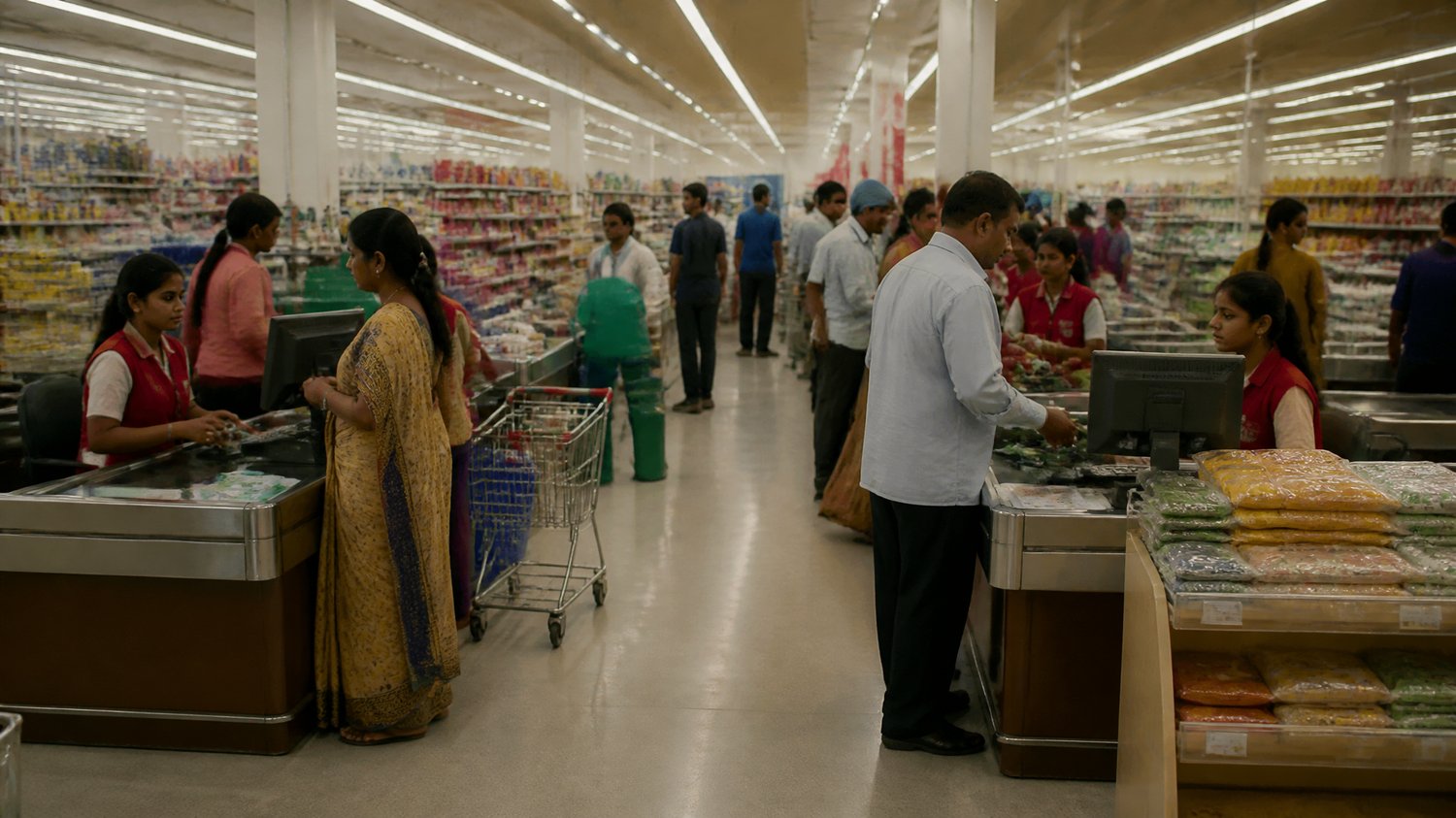 Big Bazaar — An ordinary superstore, and the 13-rupee receipt that finally breaks the case open.
