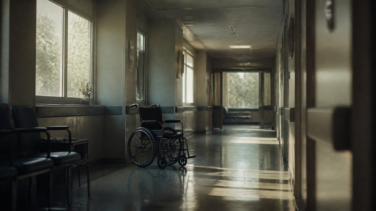Hospital (Flashback) — Where it began — the loss that made the monster, returned to in memory.