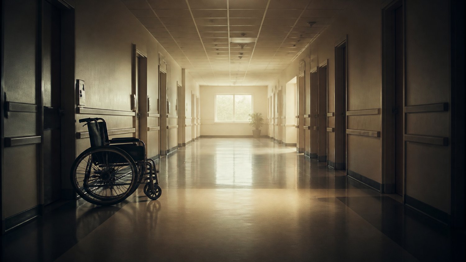 Hospital (Flashback) — Where it began — the loss that made the monster, returned to in memory.
