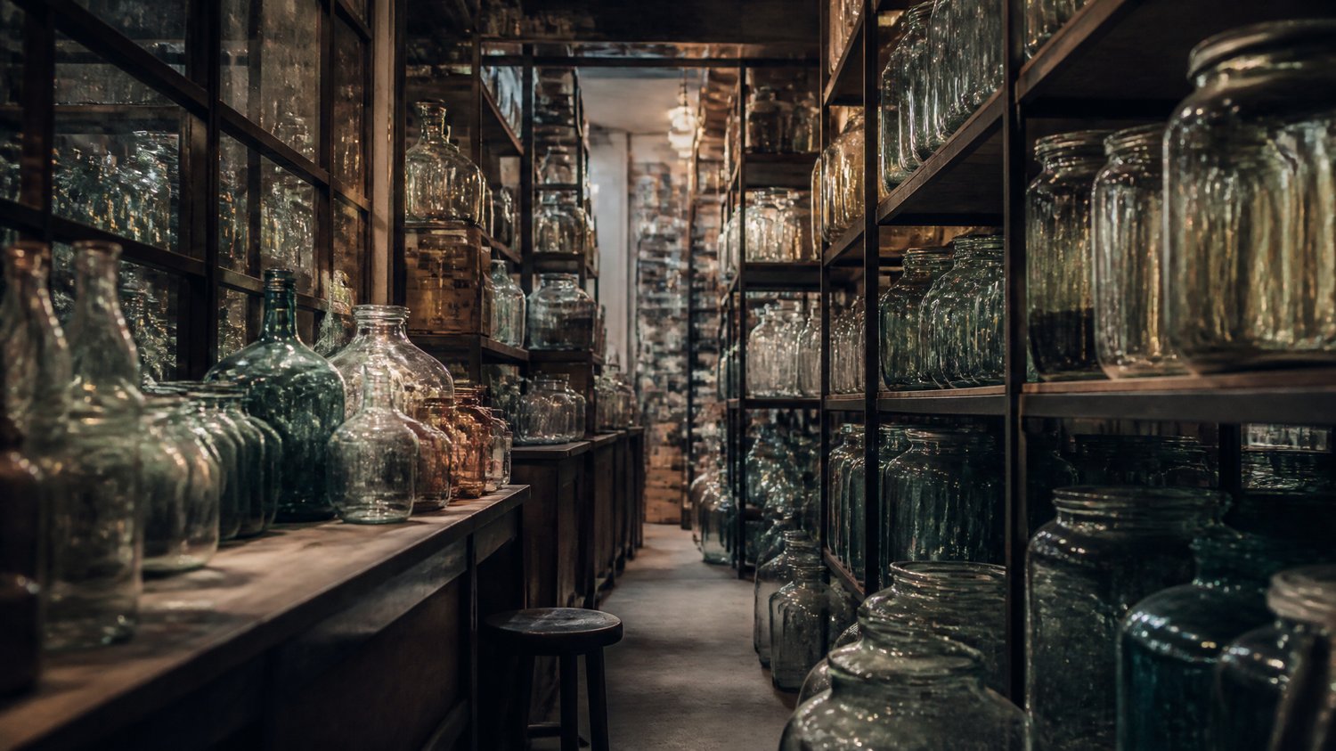 The Glass Market — Where the team traces the custom 25-litre martabaans back toward their maker.