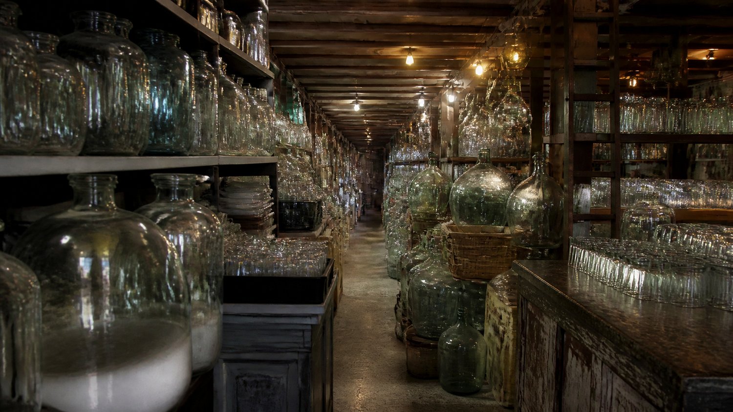 The Glass Market — Where the team traces the custom 25-litre martabaans back toward their maker.