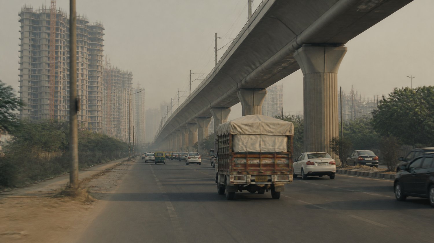 HUDA Metro, Gurgaon — Where the tempo carrying the killer’s glass jars was hijacked — premeditation made physical.