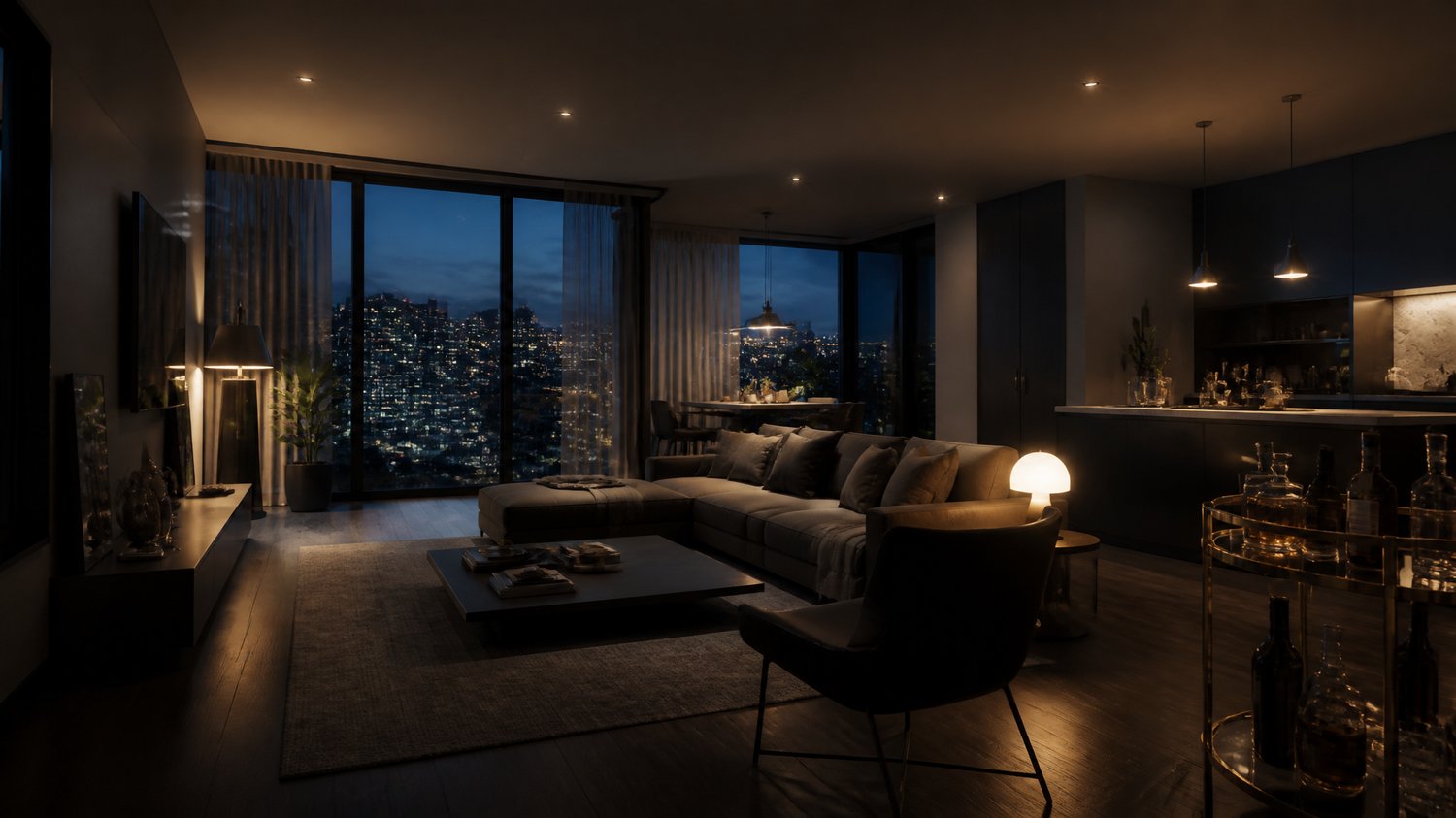 Kunal’s Flat — An affluent bachelor’s flat — a window into the lives of the comfortable men the case keeps circling.