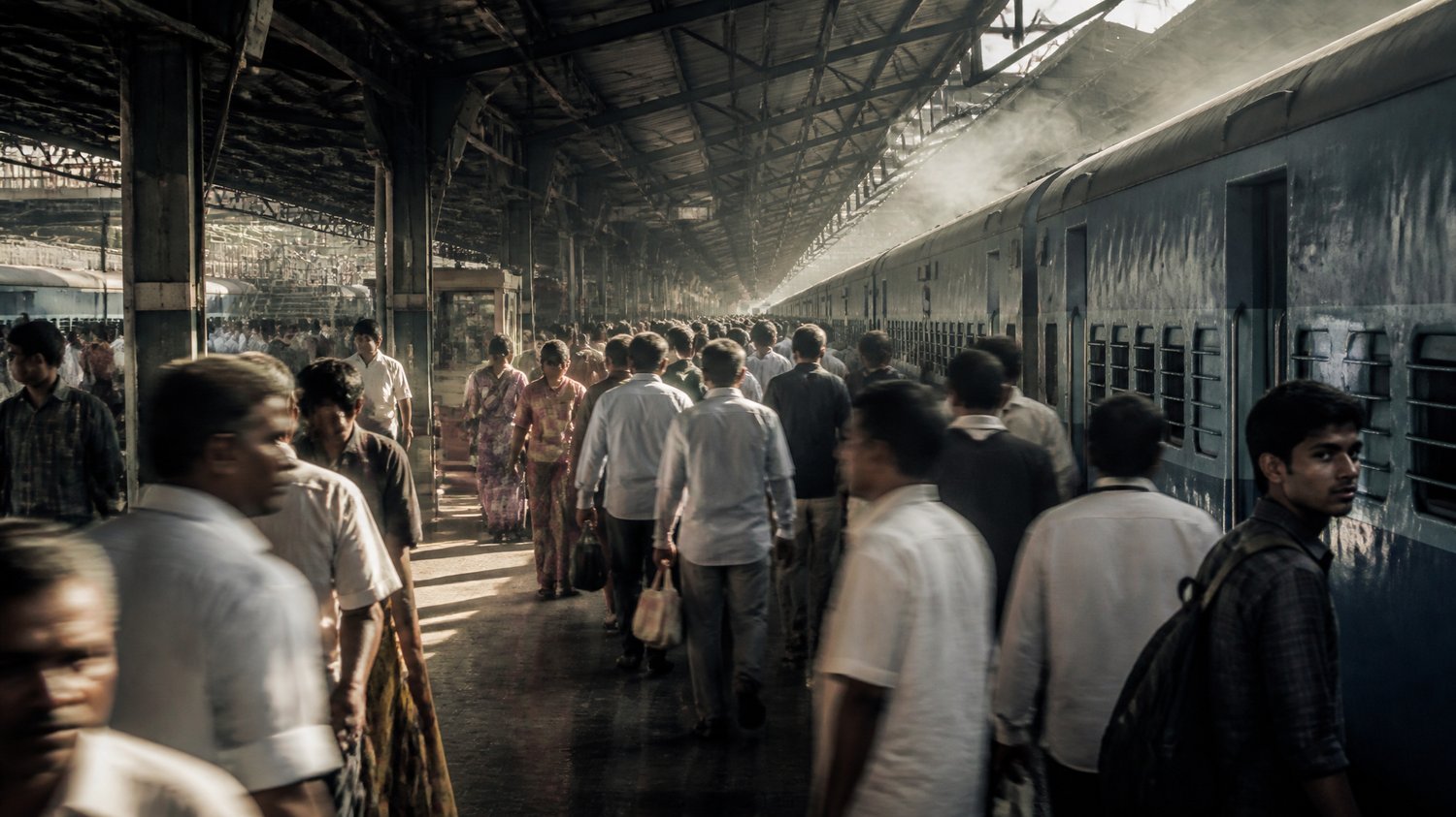 The Railway Station — The city in transit — crowds, departures, the anonymity a killer relies on.