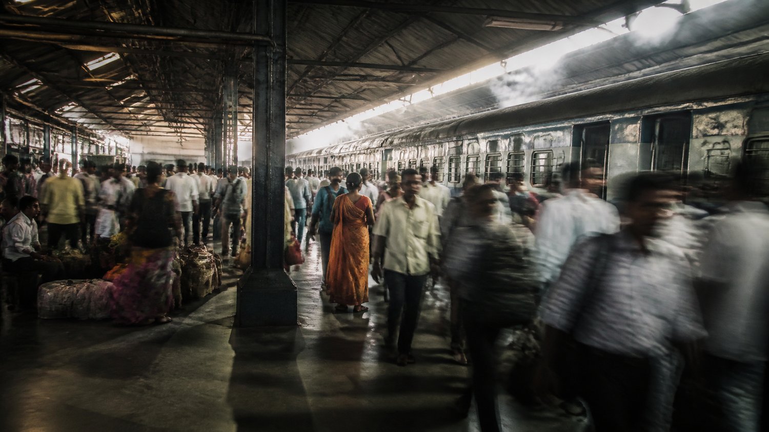 The Railway Station — The city in transit — crowds, departures, the anonymity a killer relies on.