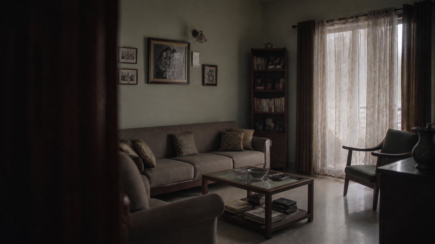 Sanatan Chaddha’s Home — A second grieving household, and a second corridor clue.