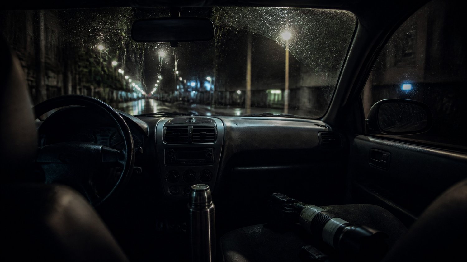 The Stakeout — Surveillance in the dark — the long, cramped patience of the hunt.